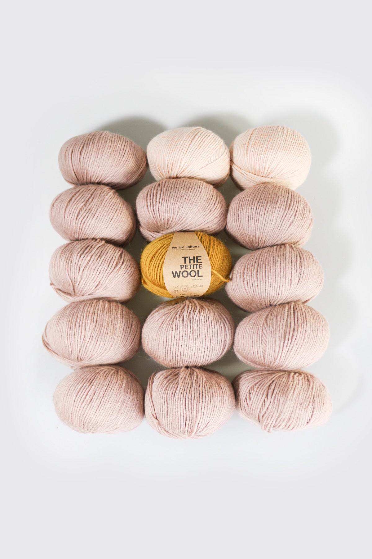 15 Pack of Petite Wool Yarn Balls - Outlet Edition