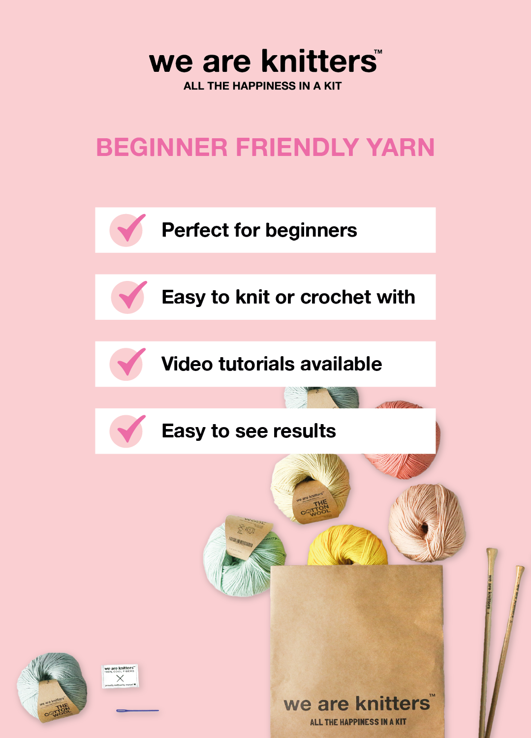 Stitch Sampler Advent Calendar Crochet Kit: Learn The Basics