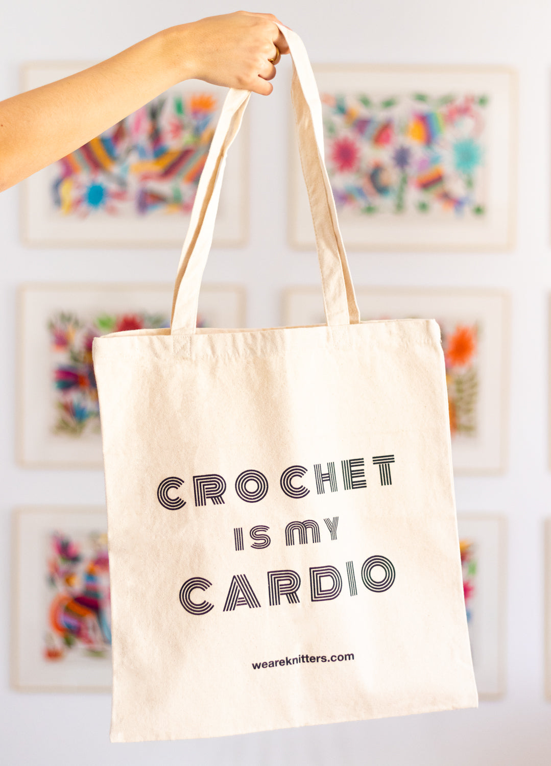 Tote Bag Crochet is my Cardio