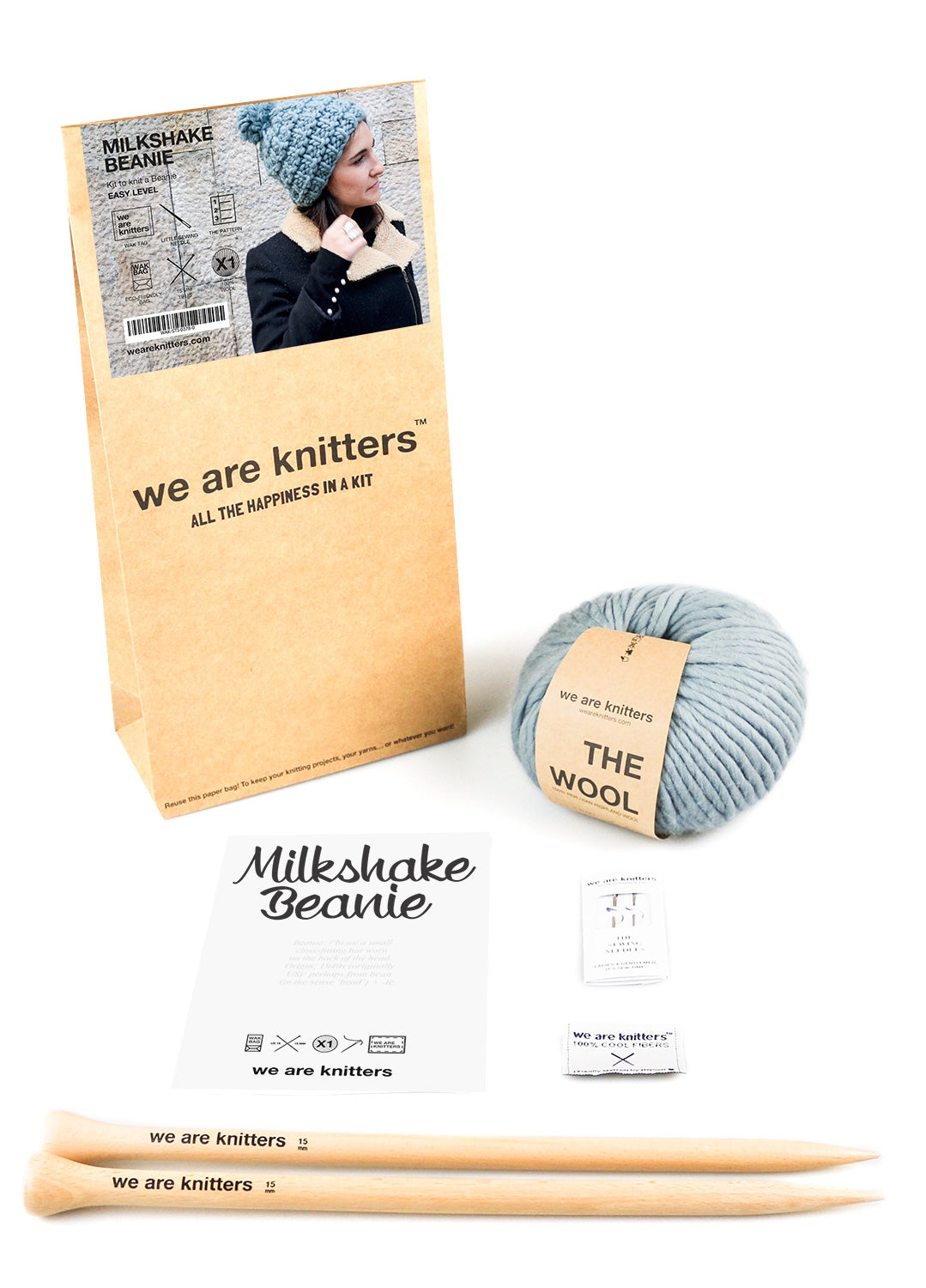 2 Kits Bundle @trustthemojo | The Blueberry Muffin Snood and Headband + Milkshake beanie