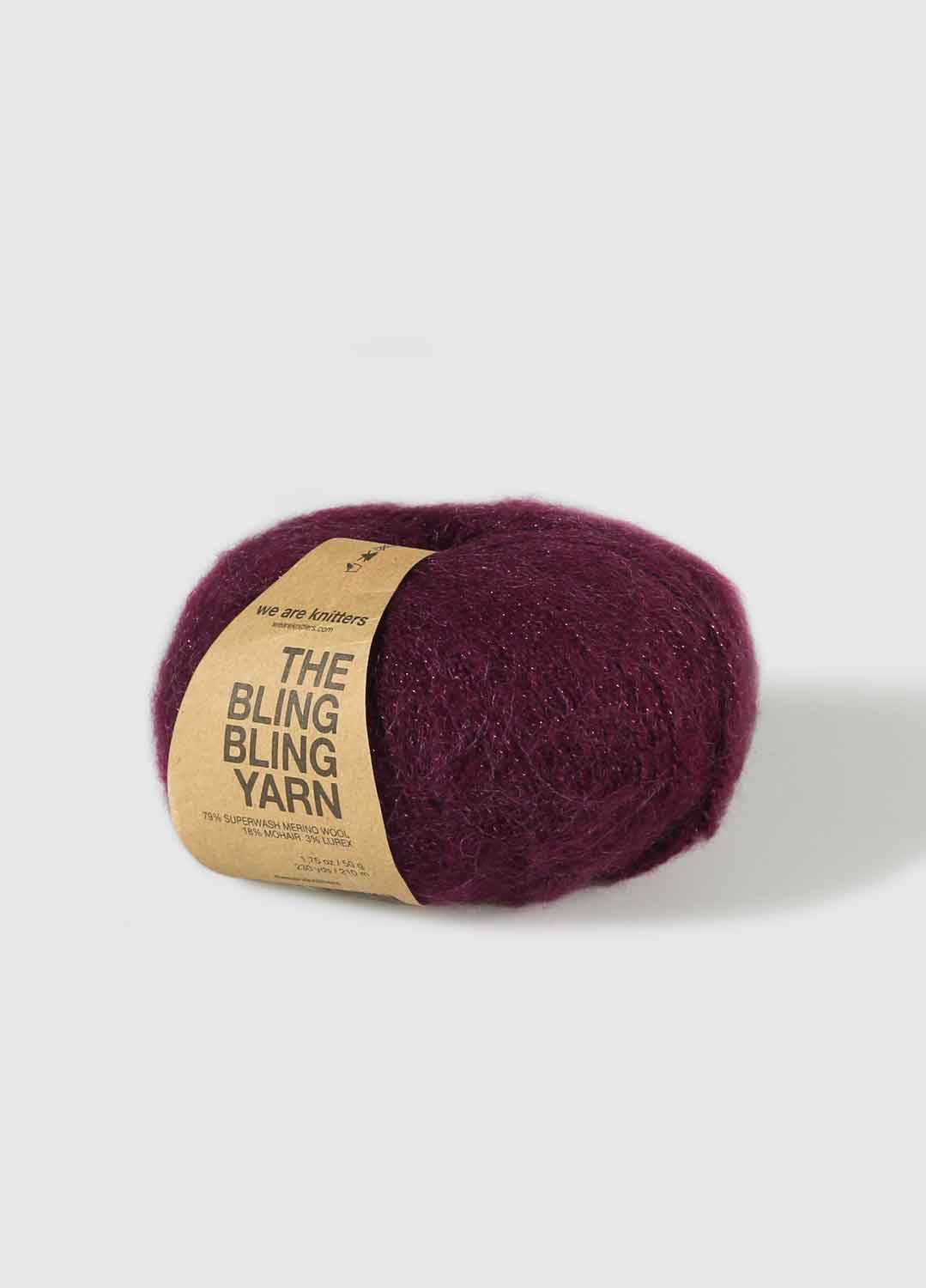 The Bling Bling Yarn Bordeaux