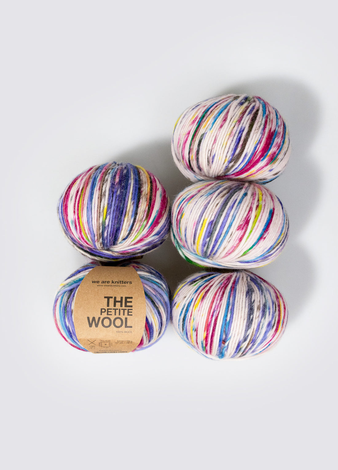 5 Pack of Meriwool Yarn Balls
