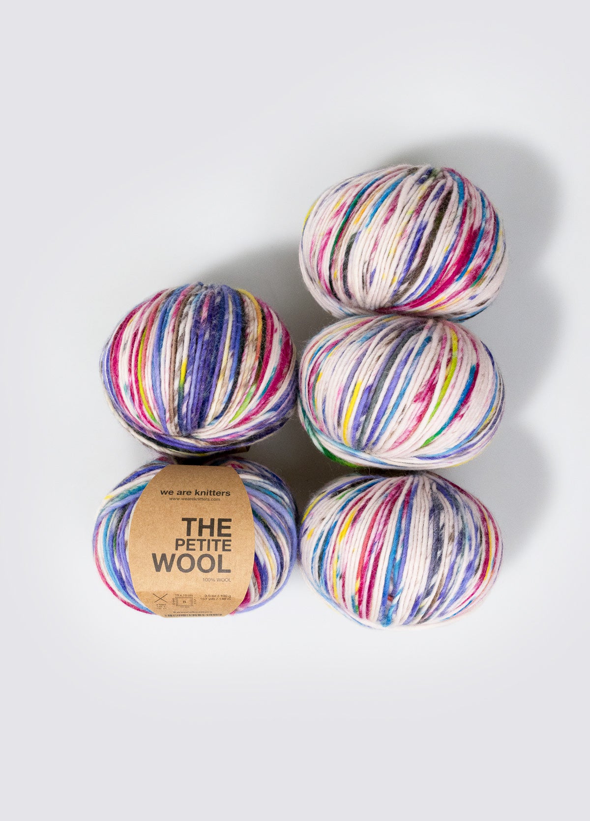 3 Pack of Petite Wool Yarn Balls