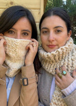 2 Kits Bundle | Knitting Stitch Sampler Kit "Make your first Snood" + Dinka Scarf