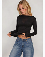 Super soft Boat Neck Shirt with Cashmere - Purple(Coming Soon)