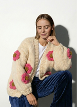Simone Cardigan Kit Spring Flowers Edition - Yummy Yarn Version