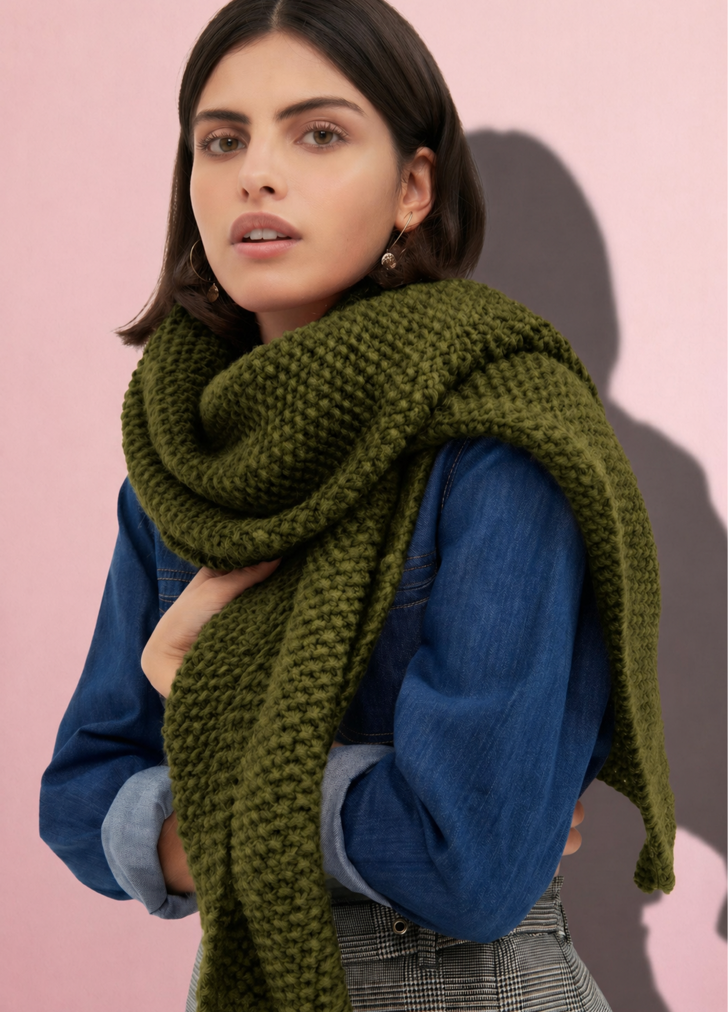AMERI⭐︎ 4WAY MUFFLER LAYERED KNIT Le Marais Shawl Kit - Premium Version – We Are Knitters