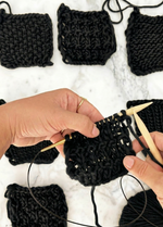 Stitch Sampler Kit: Learn The Basics Knitting Kit - Make your first Placemat & Coasters