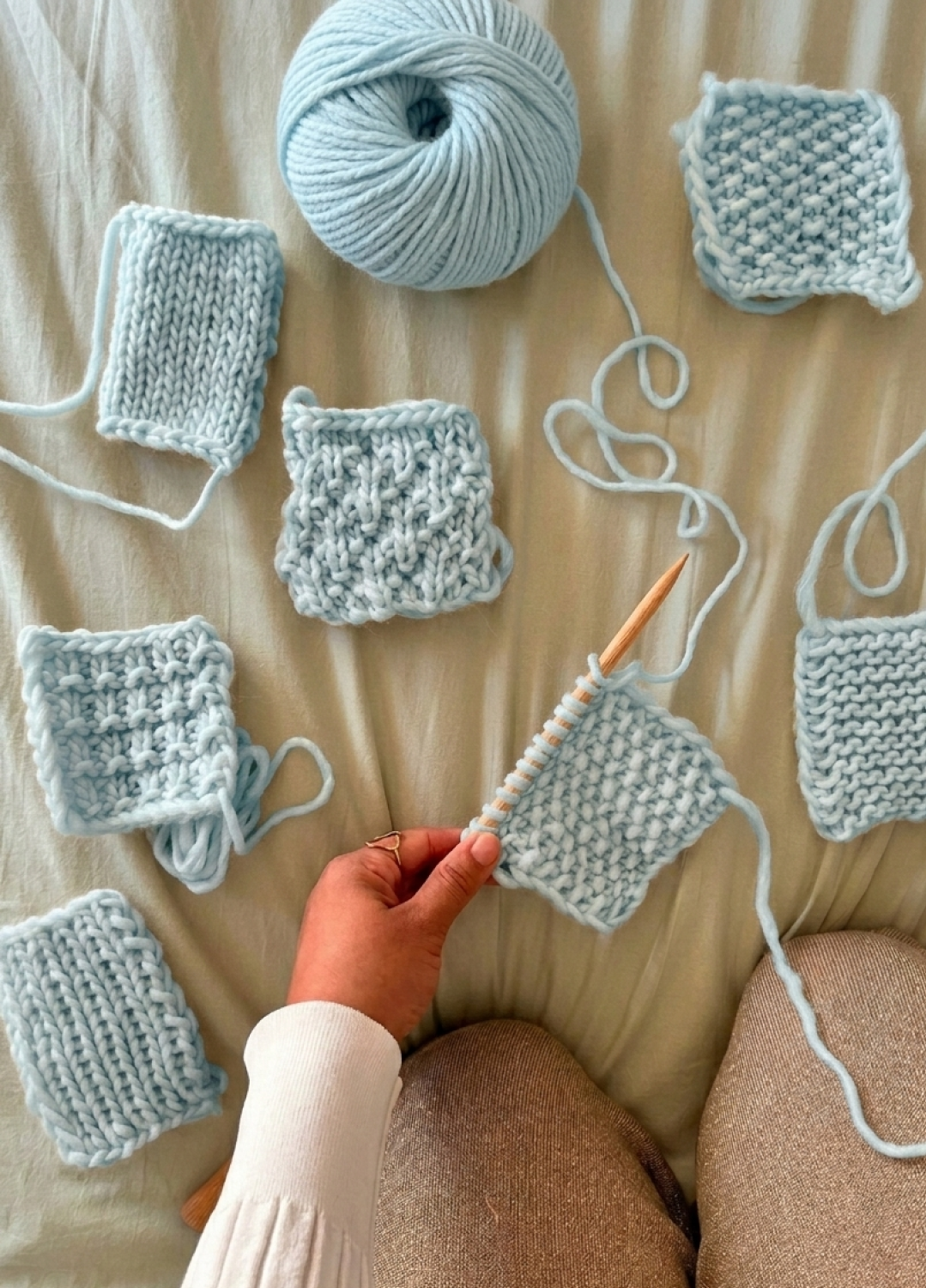 Make your first Snood - Stitch Sampler Kit: Learn The Basics Knitting Kit - Yummy Version