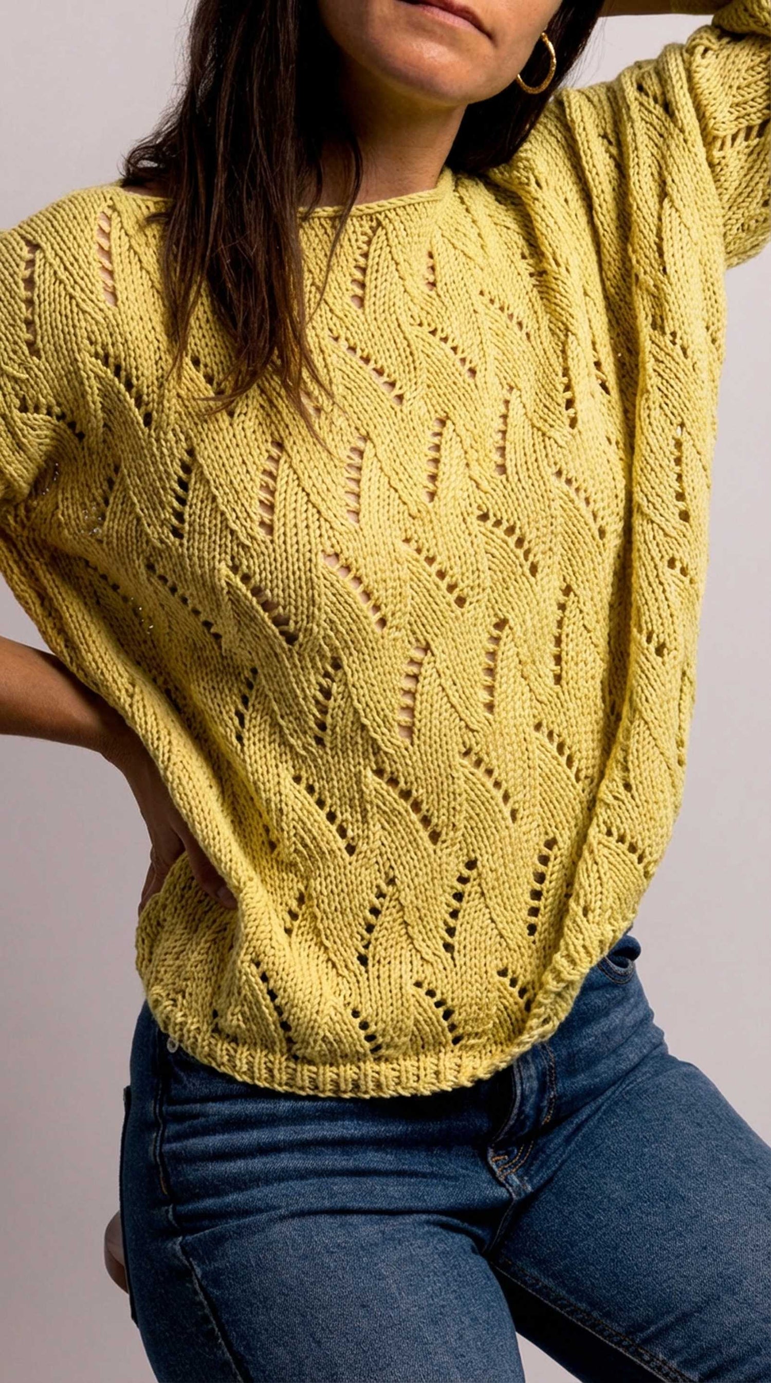 Summer Nights Sweater x @theknitstitch Kit