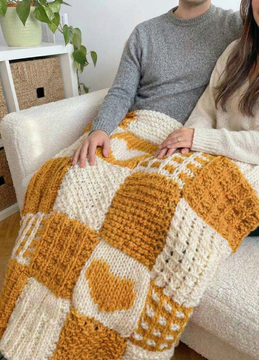 Love Stitch Sampler Blanket Kit - Yummy Version