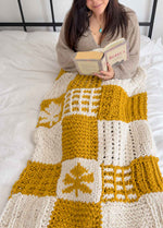 Autumn Leaves Stitch Sampler Blanket Kit - Yummy Version