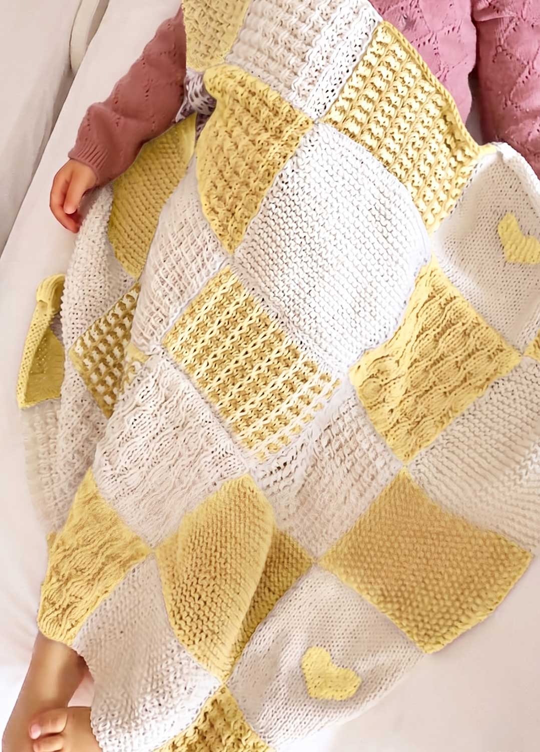Baby Blanket Stitch Sampler Kit