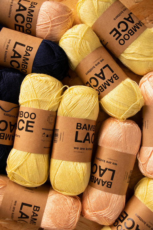 Bamboo Lace Navy Blue - Last Units