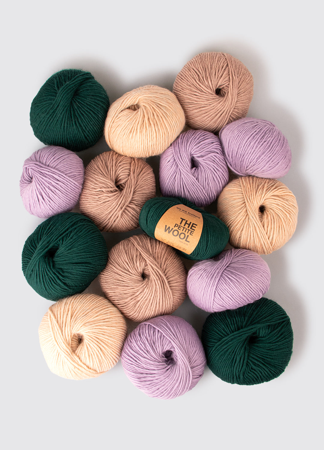15 Pack of Petite Wool Yarn Balls - Outlet Edition