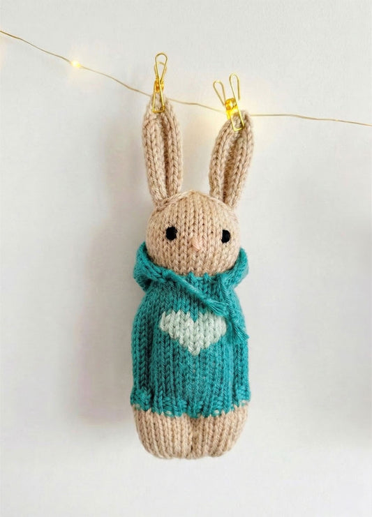 The Knitty Bunny - Easy Mini Knitted Bunny Kit
