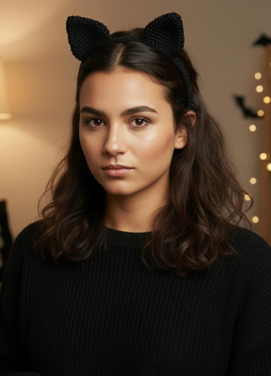 Cat Ears Halloween Free Pattern