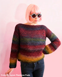 Chewing Gum Sweater x @trustthemojo Kit - Color Crush: Self Striping Version