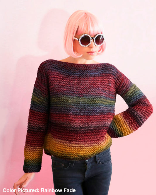 Chewing Gum Sweater x @trustthemojo Kit - Color Crush: Self Striping Version