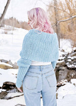 Easy Crochet Sweater Scarf x @knitatude Kit - Yummy Yarn Fine Version