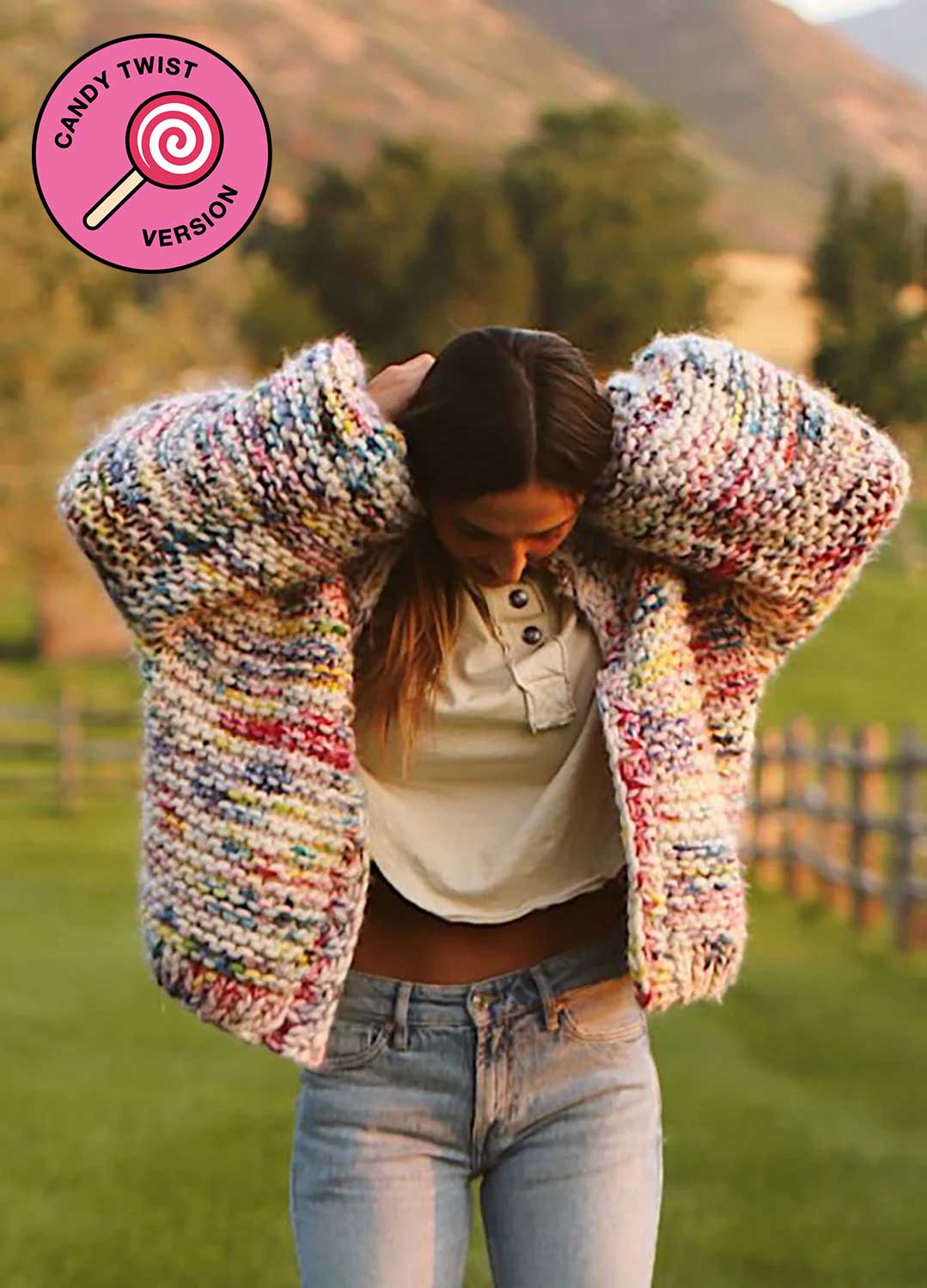 Family Cardigan x Smallable Kit - Candy Twist Version