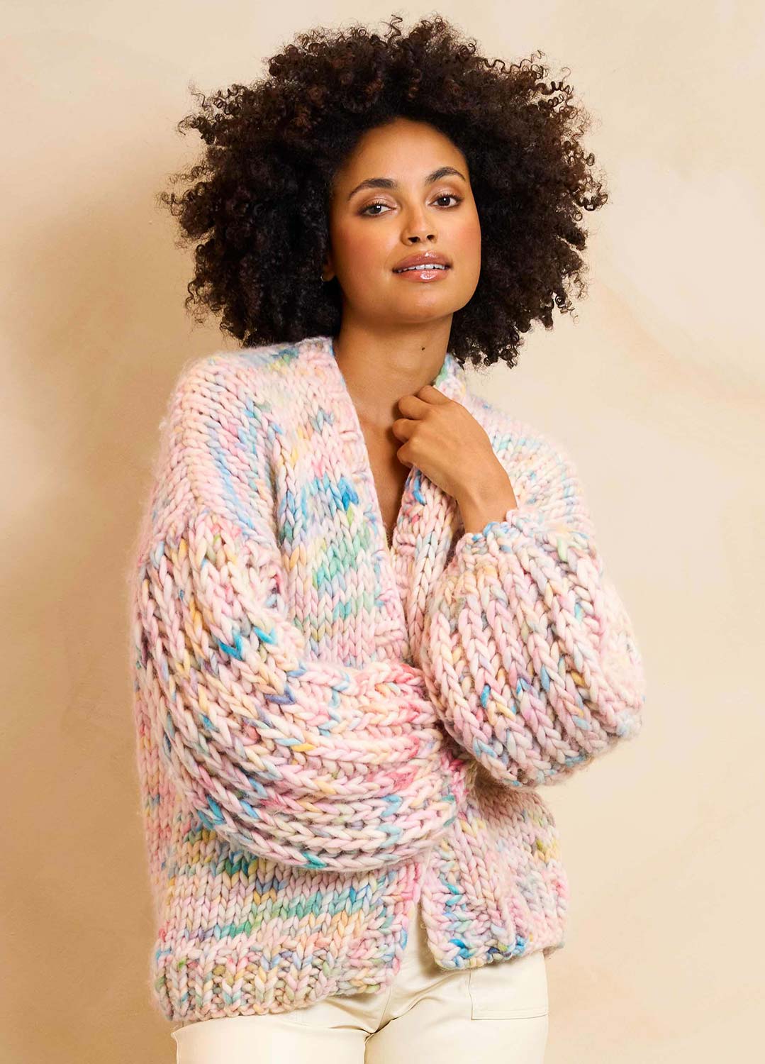 Fresco Cardigan Kit - Candy Twist Version