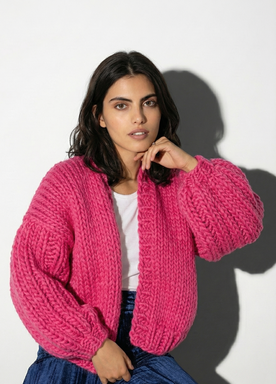 Fresco Cardigan Kit - Yummy Yarn Version
