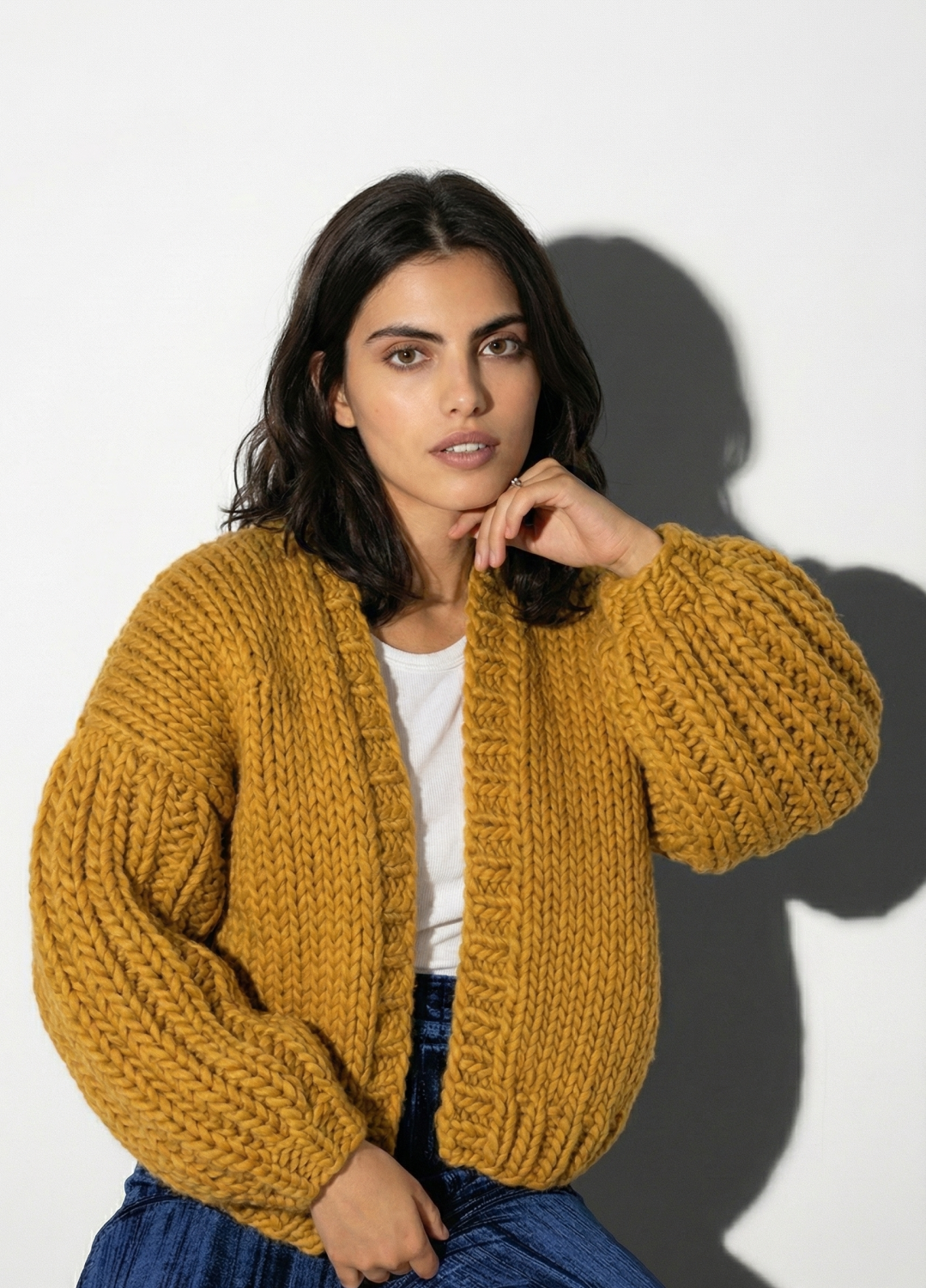 Fresco Cardigan Kit - Yummy Yarn Version