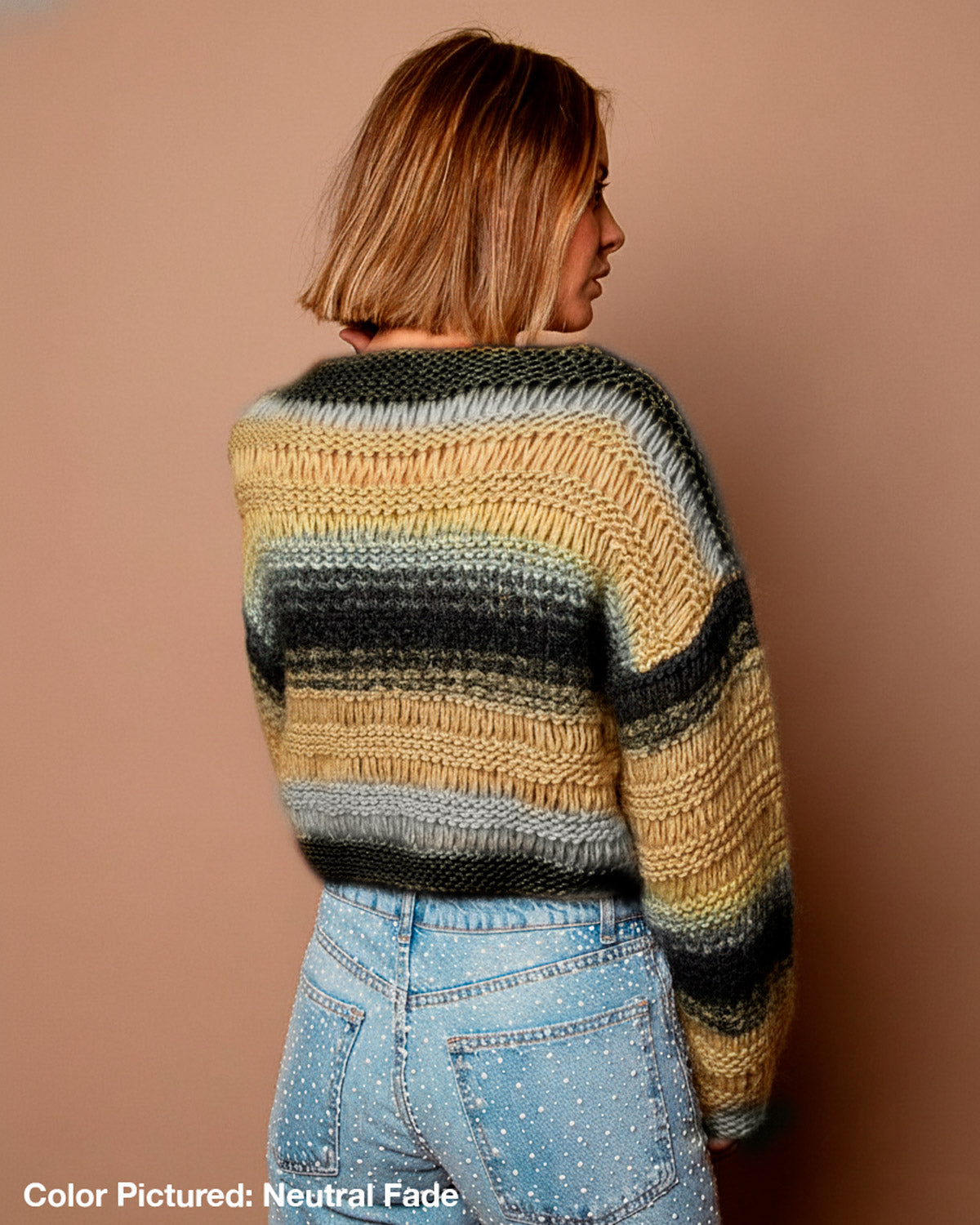 Ginkgo Sweater Kit - Color Crush: Self Striping Version