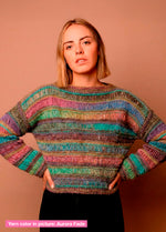 Ginkgo Sweater Kit - Color Crush: Self Striping Version