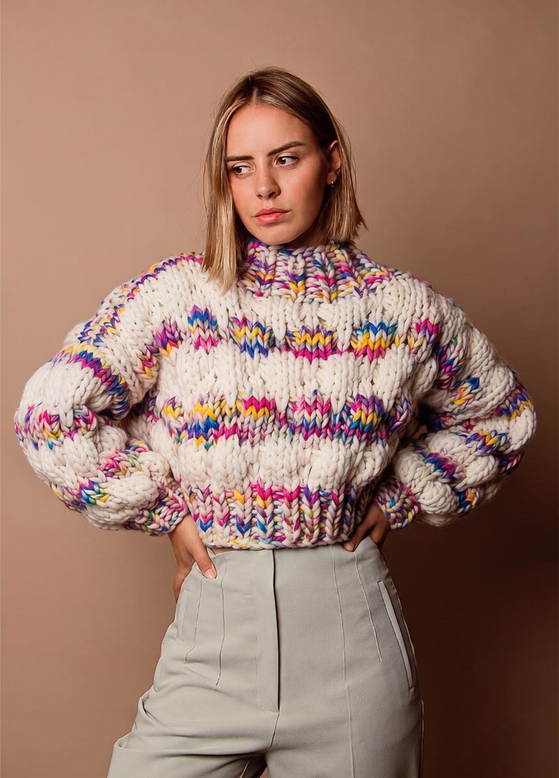 Golden Ash Sweater Kit - Yummy Yarn Version