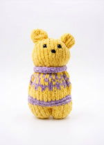 The Knitty Bear - Easy Mini Knitted Bear Kit - Cuddle Yarn