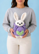 The Knitty Bunny - Easy Mini Knitted Bunny Kit - Cuddle Yarn