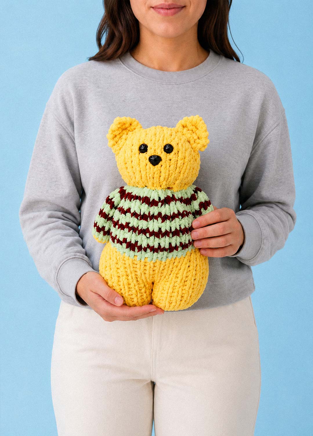 The Knitty Kitty - Mini Knitted Cat Kit - Cuddle Yarn