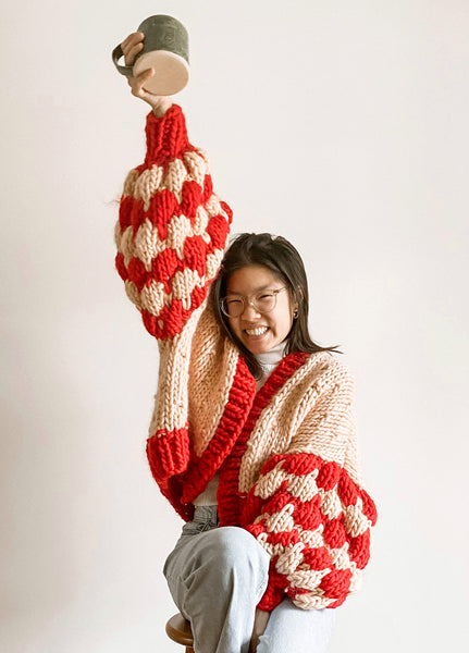 The Social Bubble Cardigan x Beatific Brenda Kit – We Are Knitters