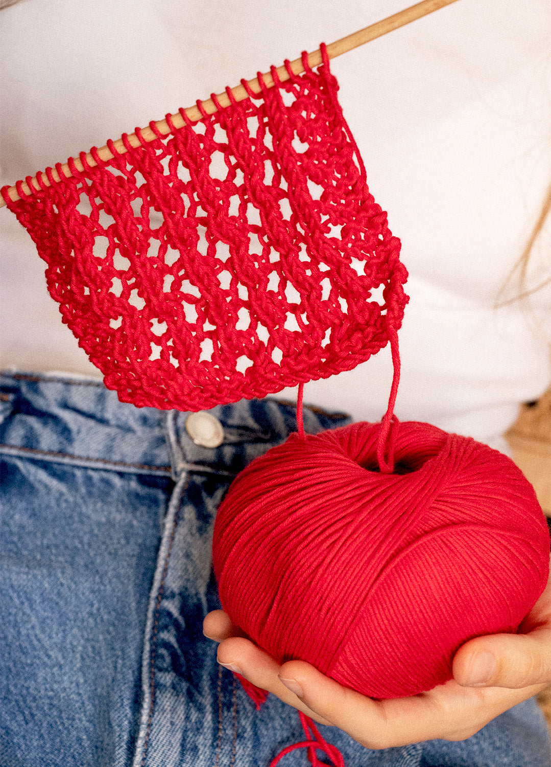 Pima Cotton Poppy Red