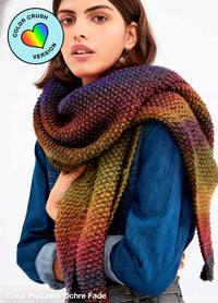 Le Marais Shawl Kit - Color Crush: Self Striping Version