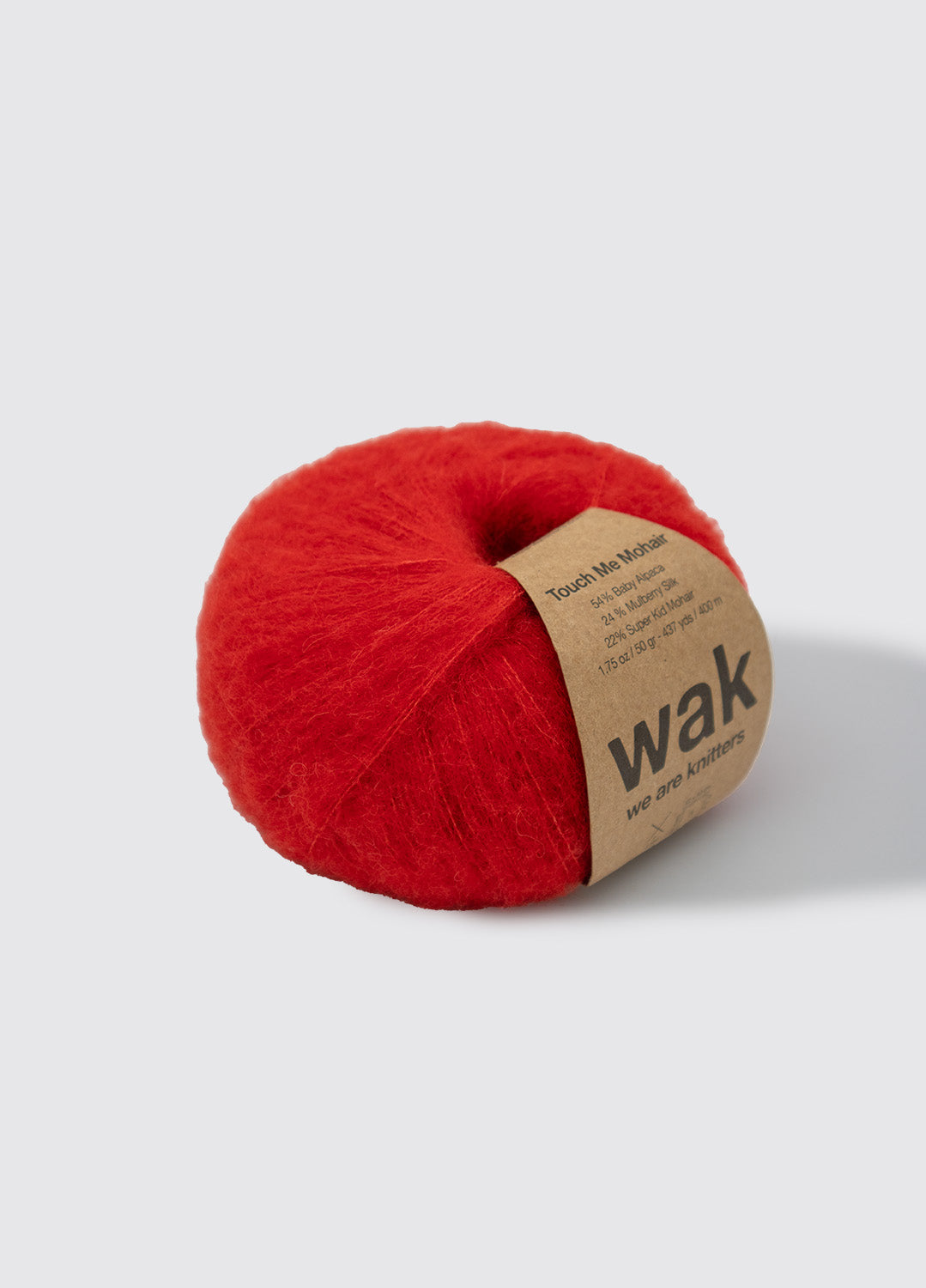 Touch me Mohair Poppy Red