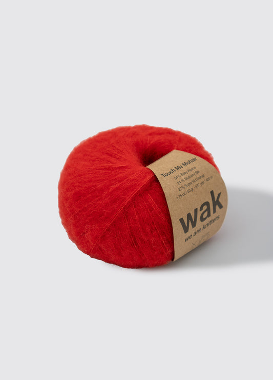 Touch me Mohair Poppy Red