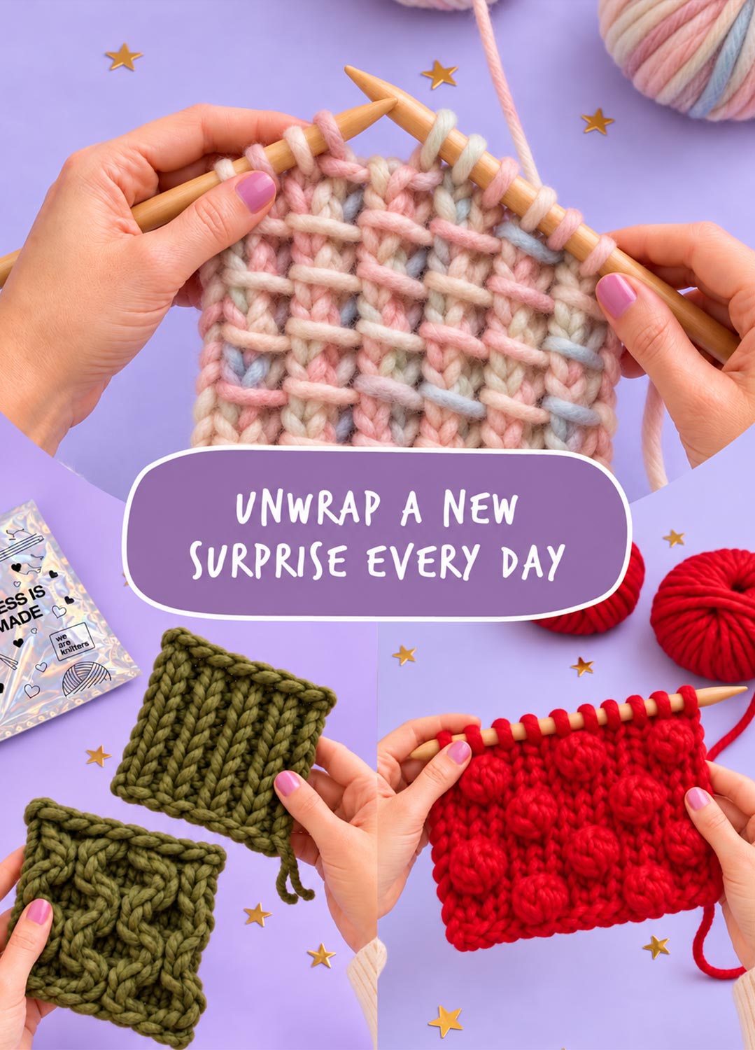Knitmas: 12 Days of Knitting - Mystery Project Advent Calendar