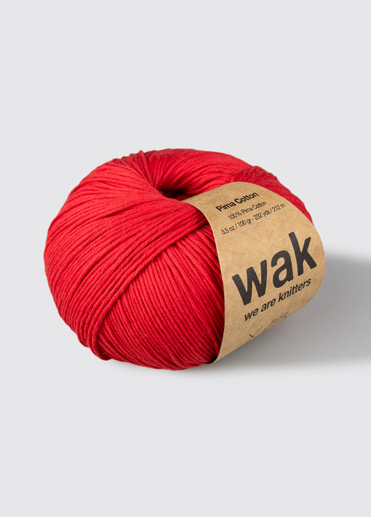 Pima Cotton Poppy Red