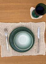 Stitch Sampler Kit: Learn The Basics Knitting Kit - Make your first Placemat & Coasters