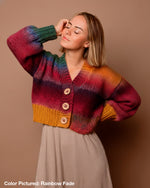 Tupelo Cardigan Kit - Color Crush: Self Striping Version