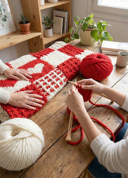 Bundle: Valentine's Stitch Sampler Blanket Kit - Limited Edition