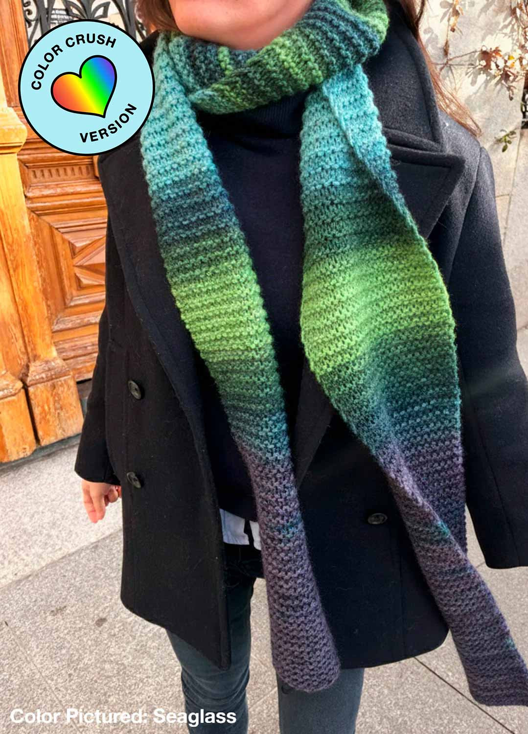 Vega Scarf Kit - Color Crush: Self Striping Version