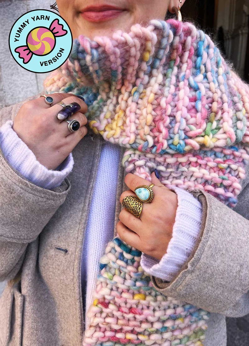 Dinka Scarf Beginner Kit - Yummy Yarn Version