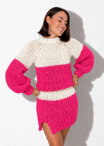 The Rainbow Skirt & Sweater Set Kit x @paula.on.knits - Yummy Yarn Version