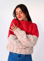 The Rainbow Sweater Kit x @paula.on.knits